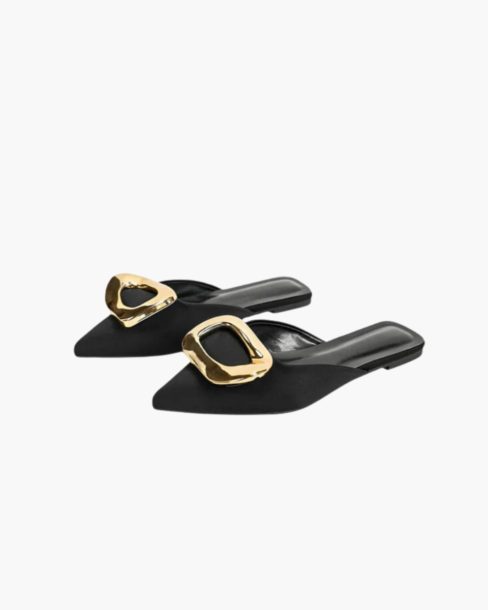 Chic Buckle Slides