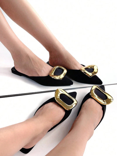 Chic Buckle Slides