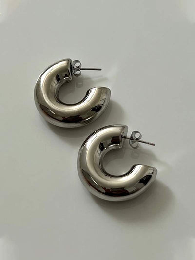 Chunky Hoops Earrings