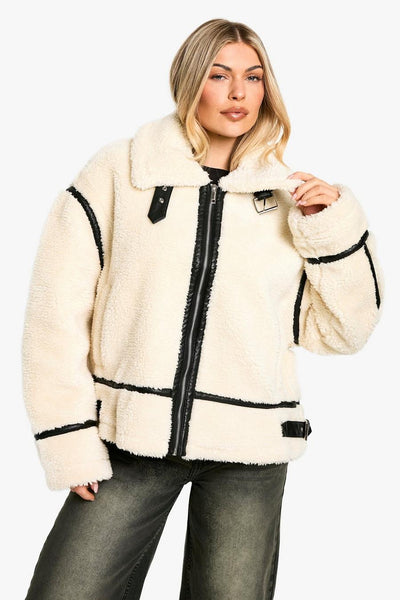 Kathy - Trendy Teddy Coat