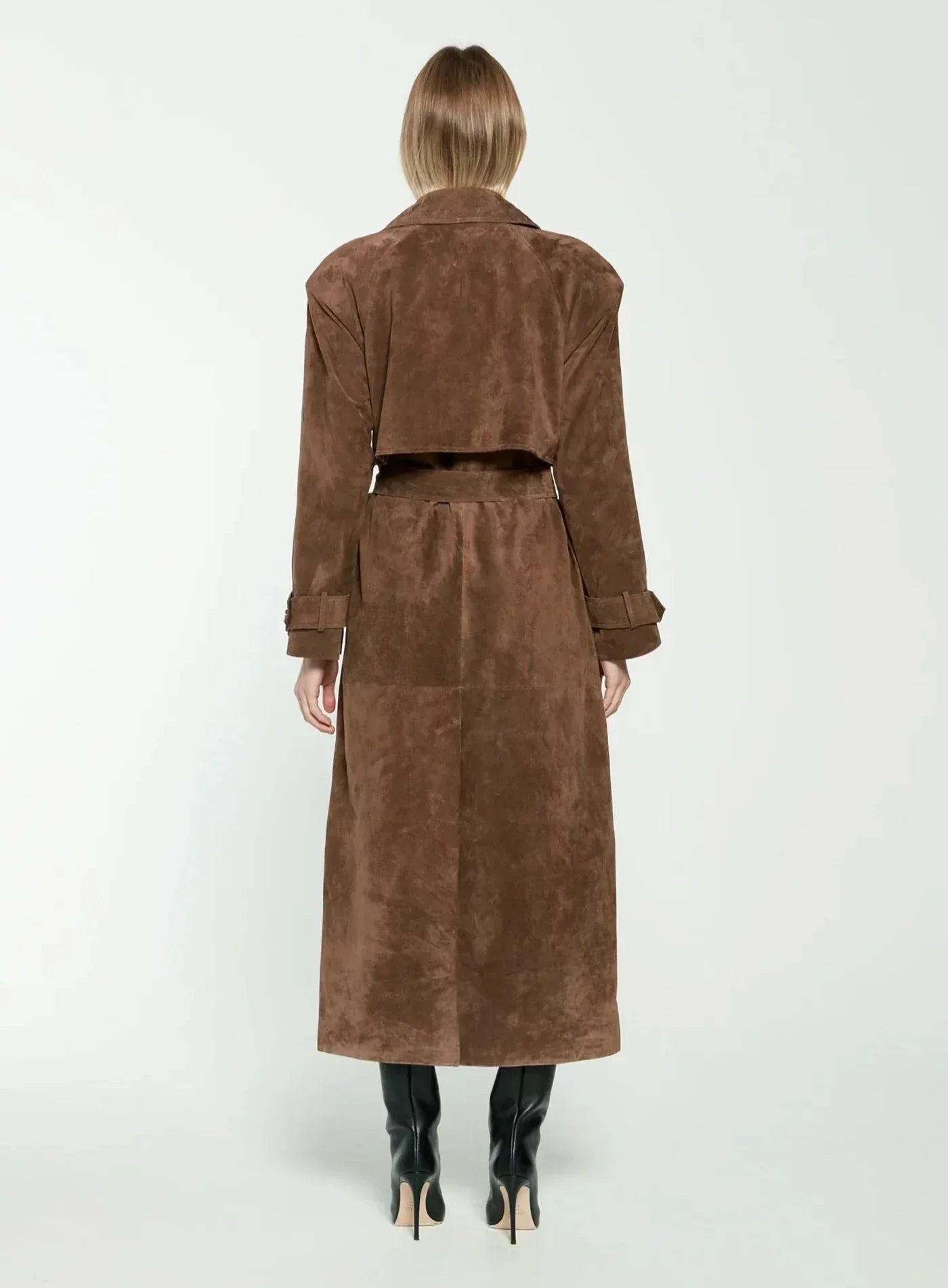 Bella | Suede Trenchcoat