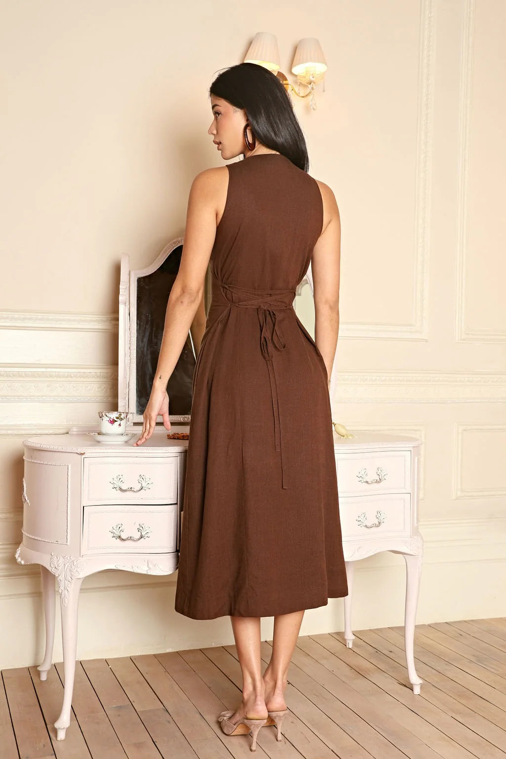 LOTTIE MIDI DRESS