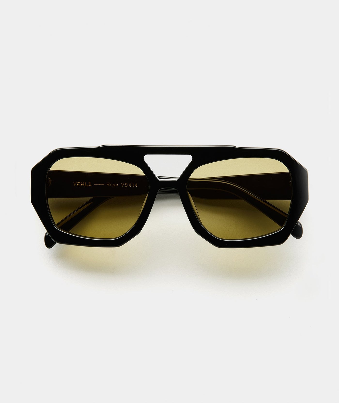 Riviera Black Mustard Sunglasses