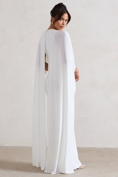 Lovely Maxi Dress - Cape Sleeves