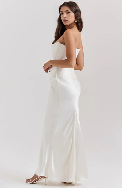 Mayla - Strapless Elegant Maxi Dress