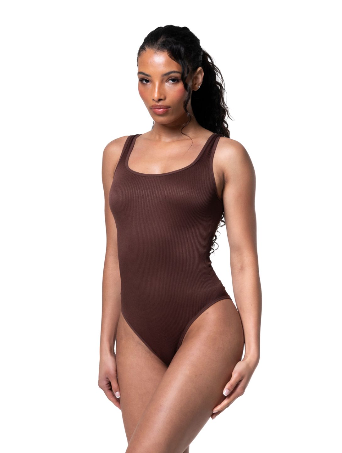 Baby Ribbed Snatched Shapewear Bodysuit