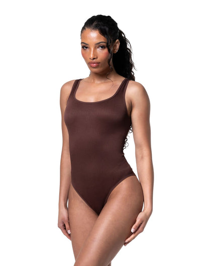 Baby Ribbed Snatched Shapewear Bodysuit