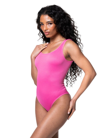 Baby Ribbed Snatched Shapewear Bodysuit