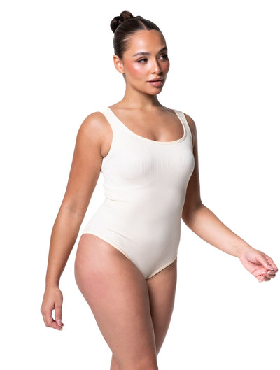 Baby Ribbed Snatched Shapewear Bodysuit