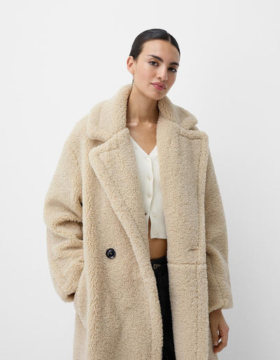 Luna Long Teddy Coat