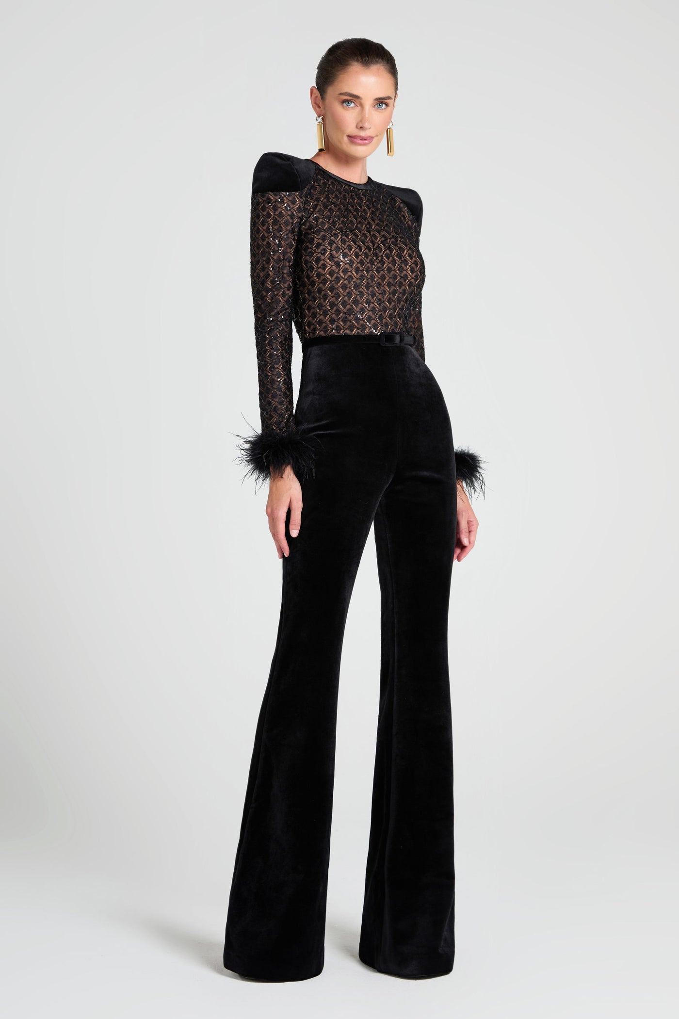 AURA Monique Black Jumpsuit