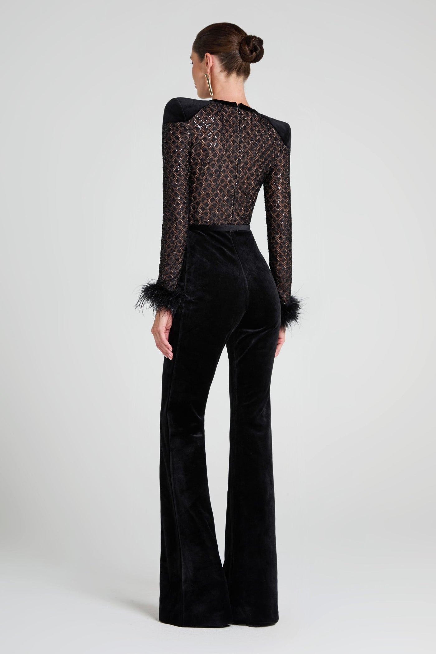 AURA Monique Black Jumpsuit