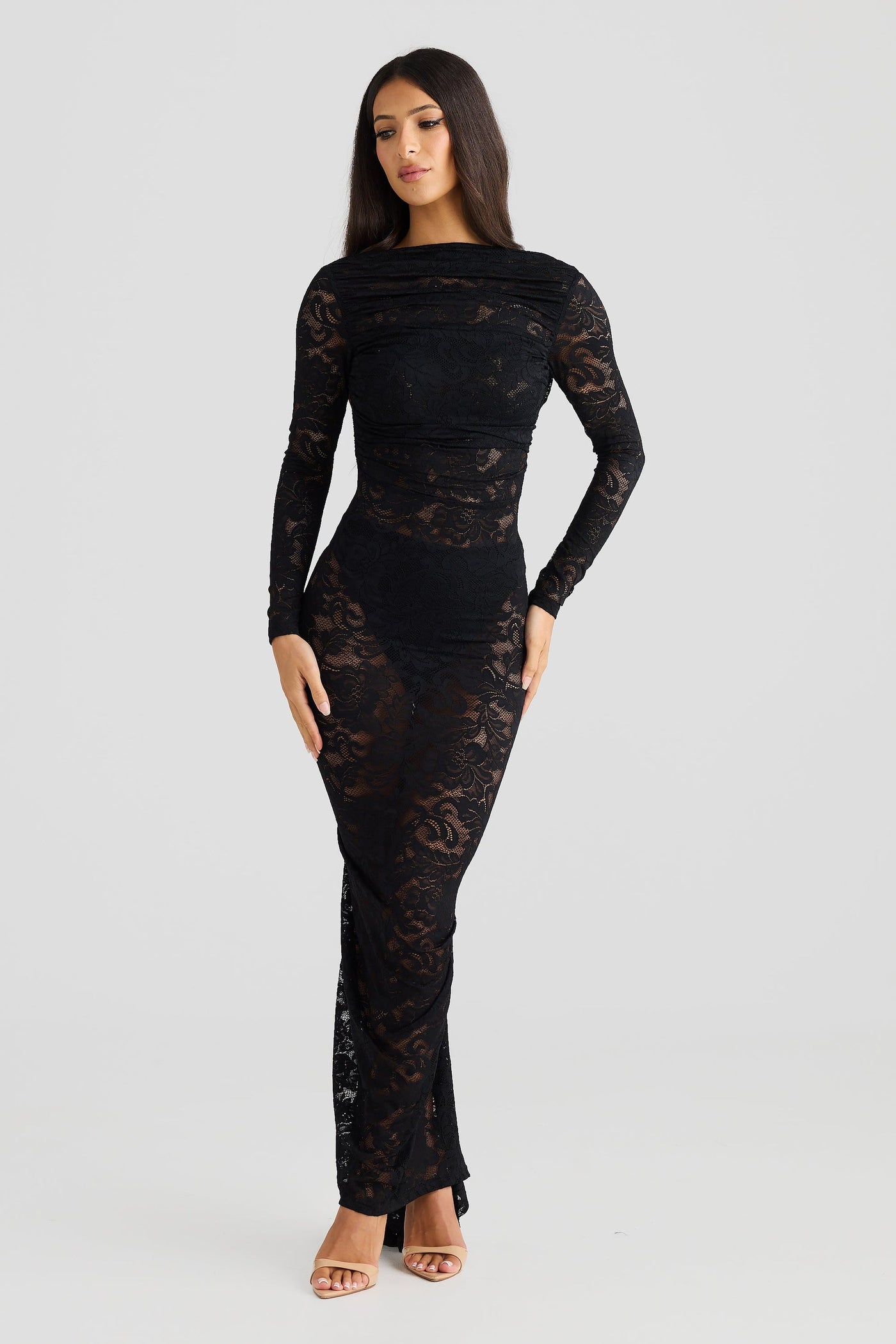 Timeo Lace Maxi Dress